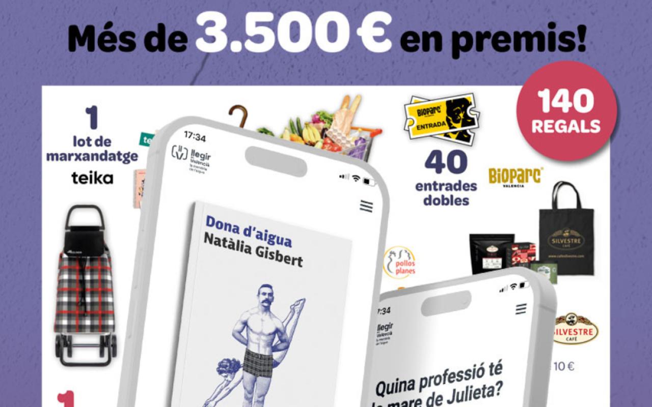 Participa en el concurs de &laquo;Llegir en valenci&agrave;, la mem&ograve;ria de l&rsquo;aigua&raquo; i guanya premis amb valor cultural i comprom&iacute;s ambiental